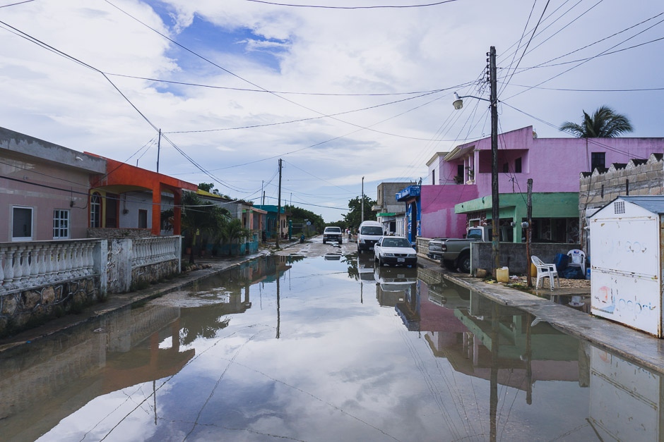 Regenzeit in Rio Lagartos