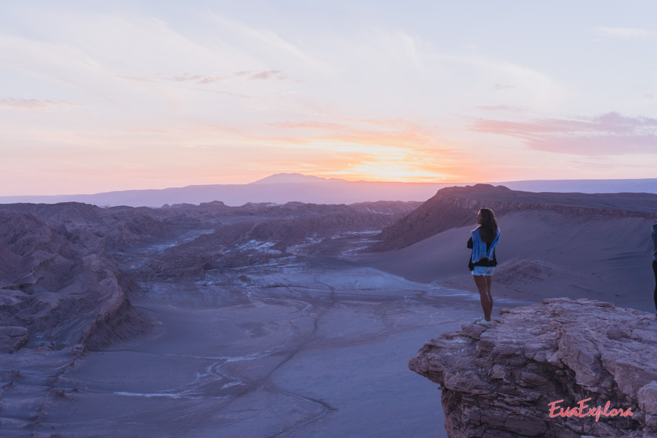 Steffi beim Sonnenuntergang im Moon Valley