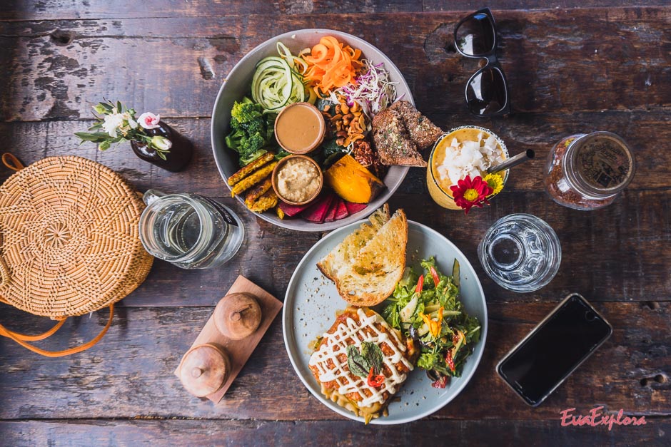 veganes Essen auf Bali