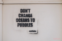 Canggu Graffiti safe the oceans