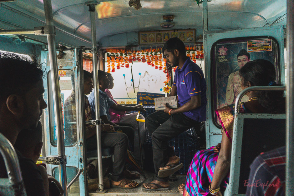 Busfahren Sri Lanka