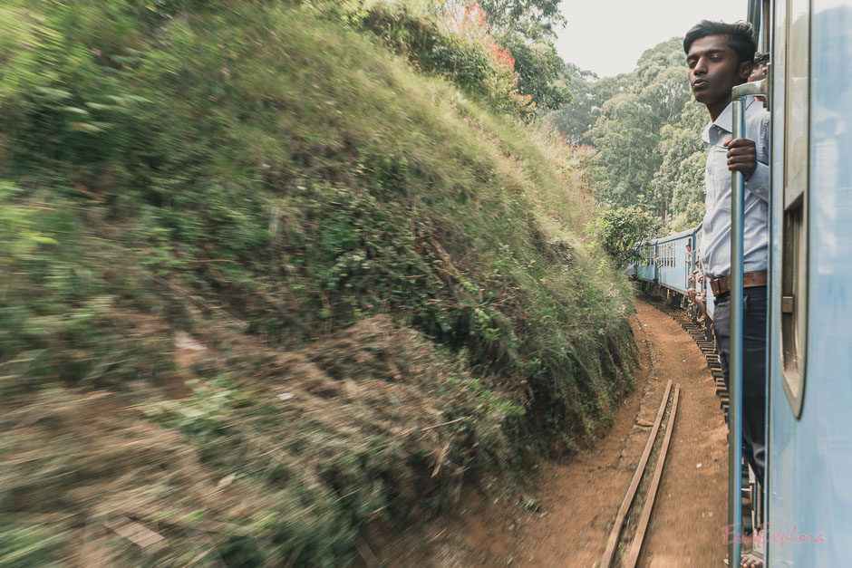 Zugfahren auf SriLanka