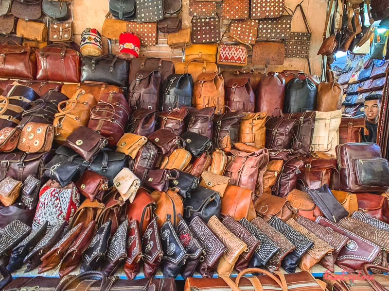 Ledertasche aus Marokko