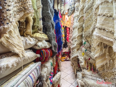 Teppichladen Shopping in Marokko