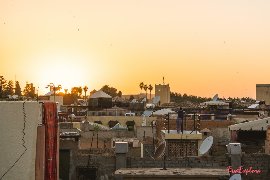 Sonnenuntergang Marrakesch