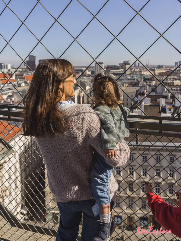 Aussicht Wien mit Kindern