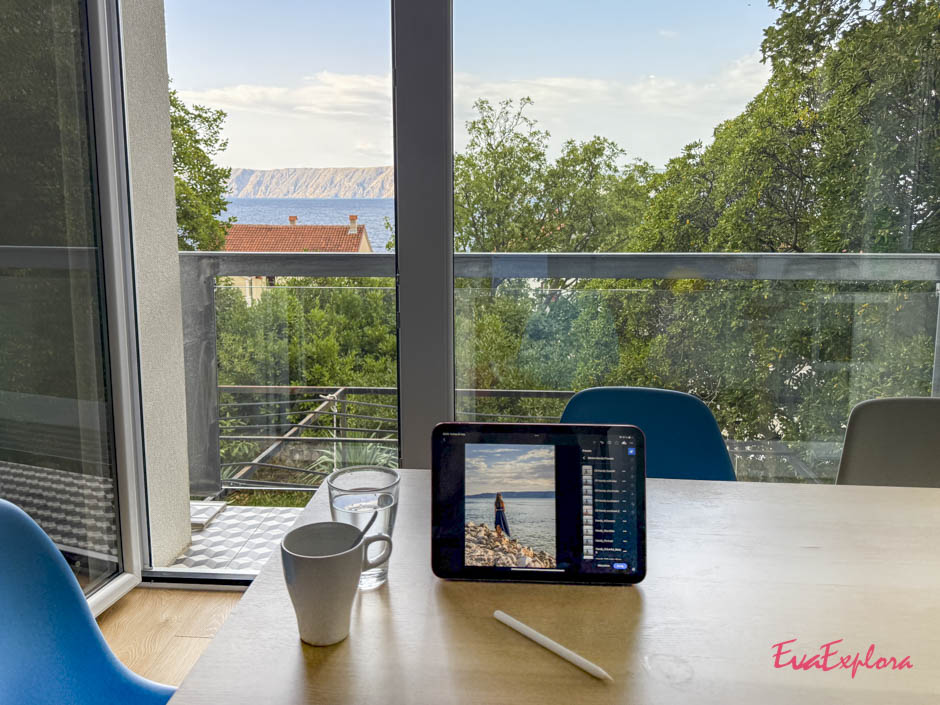 arbeiten mit Blick aufs Meer